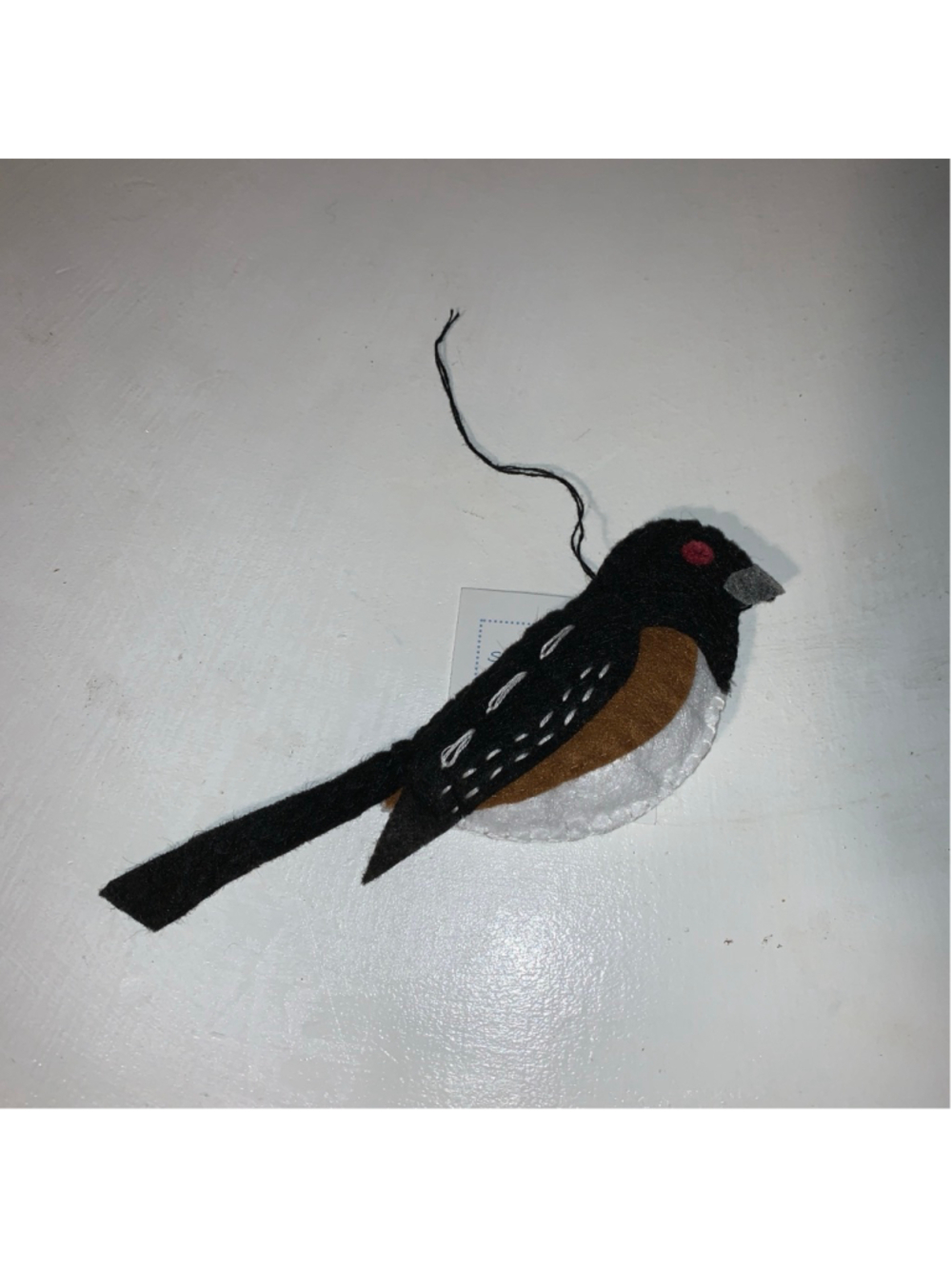 Unbranded Black & Brown Bird Ornament One Size
